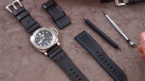 change panerai strap buckle|Panerai watch strap adjustment.